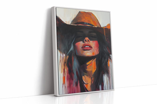 White Framed Canvas image 1