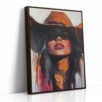 Brown Framed Canvas image 1