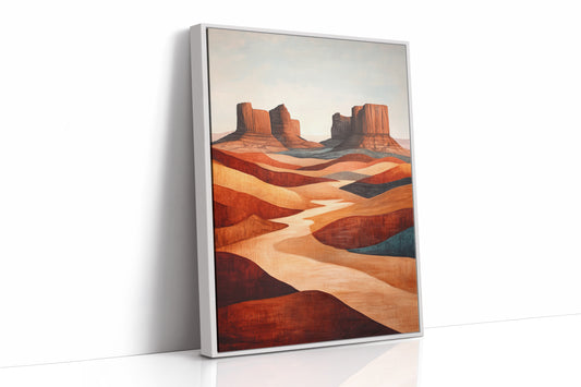 White Framed Canvas image 1