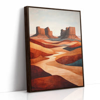 Brown Framed Canvas image 1