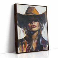 Brown Framed Canvas image 1