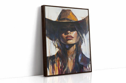 Brown Framed Canvas image 1