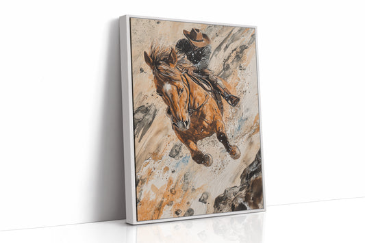 White Framed Canvas image 1