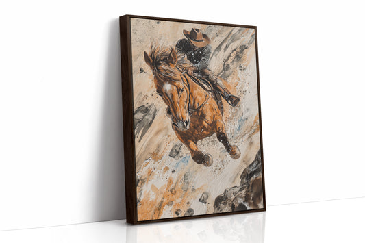 Brown Framed Canvas image 1