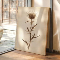 Gallery image 1 for Vintage Thistle Botanical Print – Rustic Western Floral Wall Art