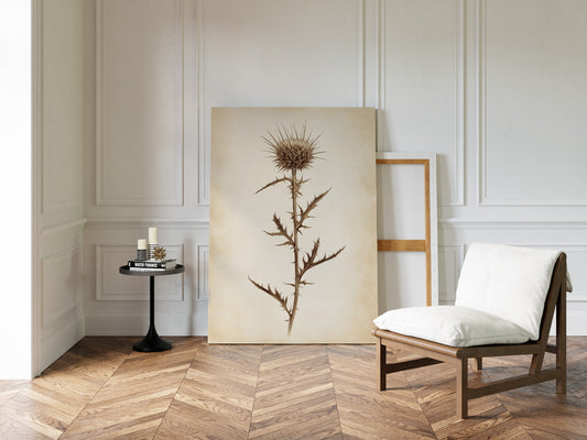 Gallery image 9 for Vintage Thistle Botanical Print – Rustic Western Floral Wall Art