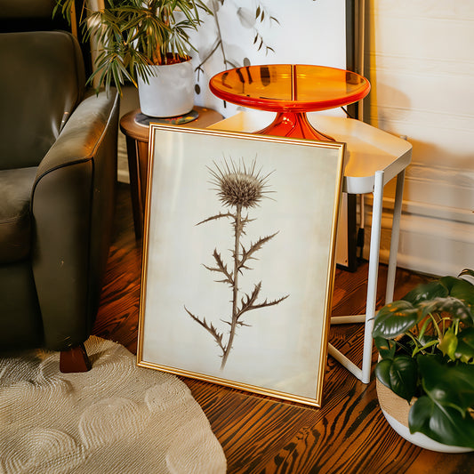 Gallery image 11 for Vintage Thistle Botanical Print – Rustic Western Floral Wall Art
