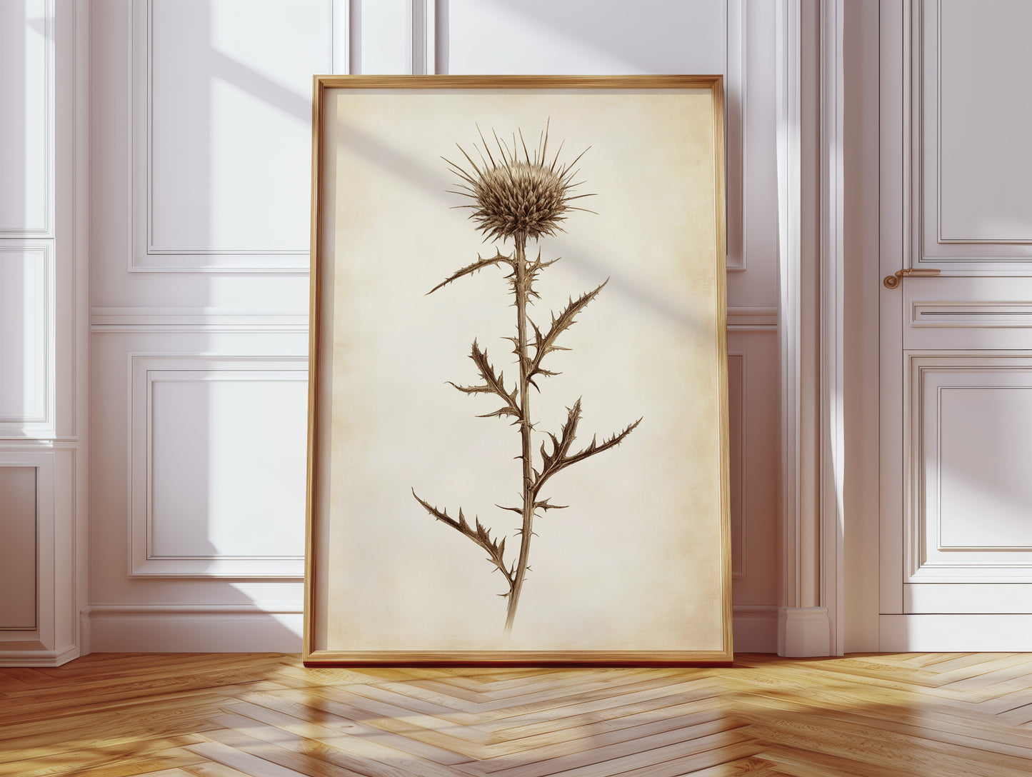 Gallery image 15 for Vintage Thistle Botanical Print – Rustic Western Floral Wall Art
