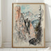 Gallery image 1 for Alpine Canyon Watercolor Print – Mountain Cliff Wall Art