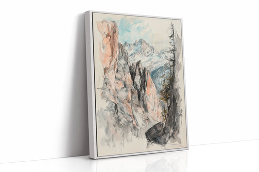 White Framed Canvas image 1
