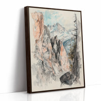 Brown Framed Canvas image 1
