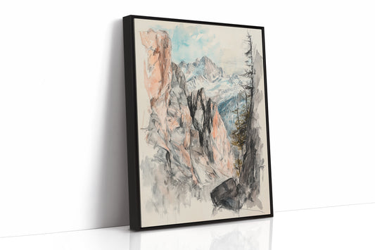 Black Framed Canvas image 1