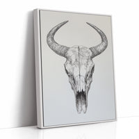 White Framed Canvas image 1