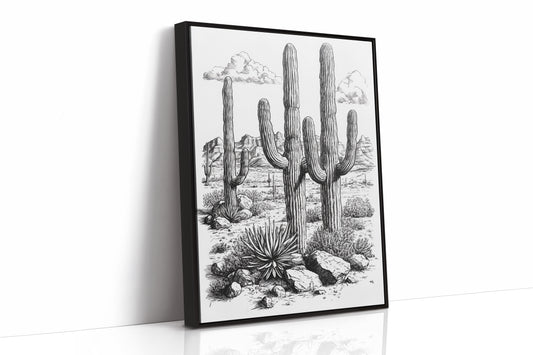 Black Framed Canvas image 1