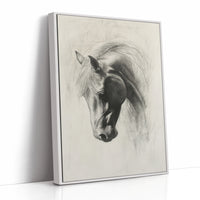 White Framed Canvas image 1