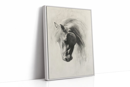 White Framed Canvas image 1