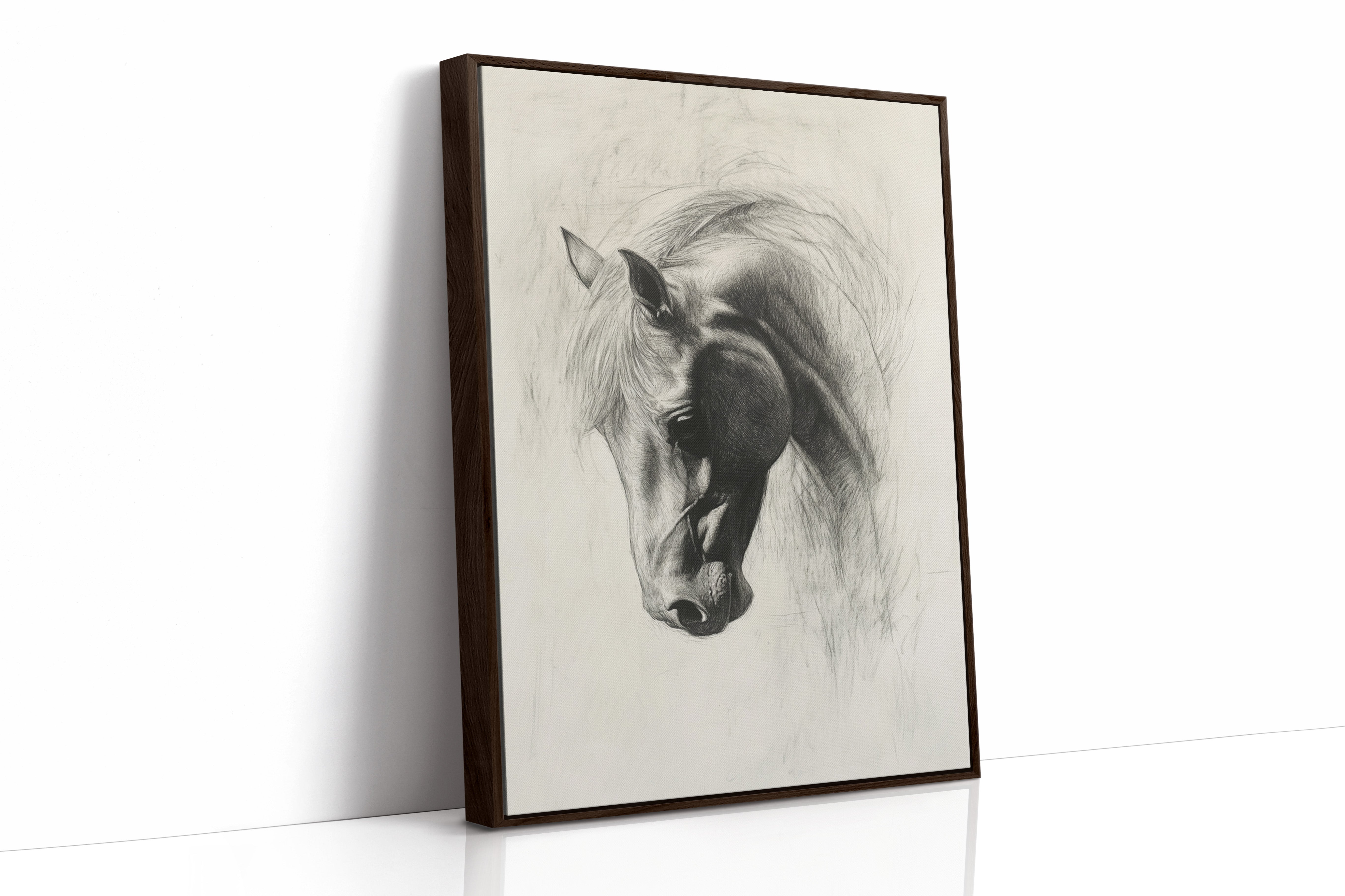 Brown Framed Canvas image 1