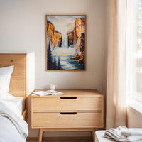 Gallery image 7 for Majestic Waterfall Canyon – Nature Landscape Wall Art