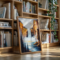 Gallery image 9 for Majestic Waterfall Canyon – Nature Landscape Wall Art