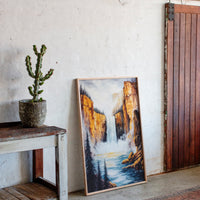 Gallery image 11 for Majestic Waterfall Canyon – Nature Landscape Wall Art