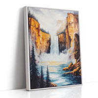 White Framed Canvas image 1