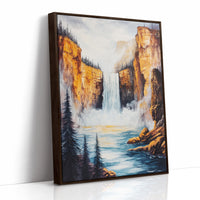 Brown Framed Canvas image 1