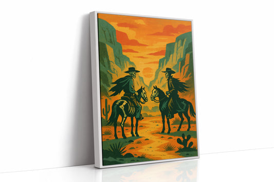 White Framed Canvas image 1