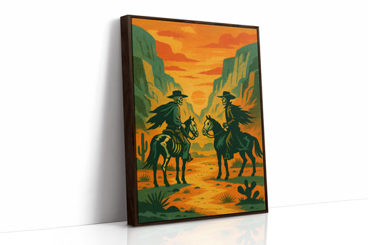 Brown Framed Canvas image 1