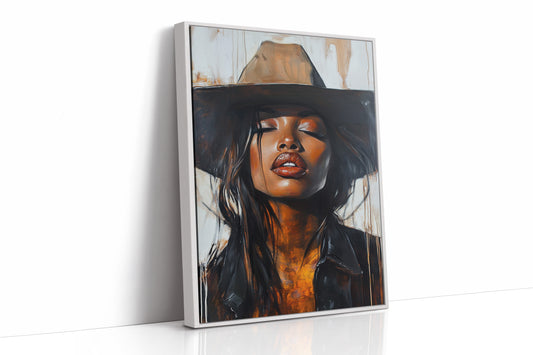 White Framed Canvas image 1