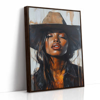 Brown Framed Canvas image 1