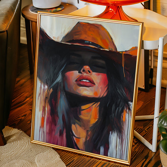 Gallery image 1 for Blaze & Grace – Fierce Cowgirl in Sunset Tones