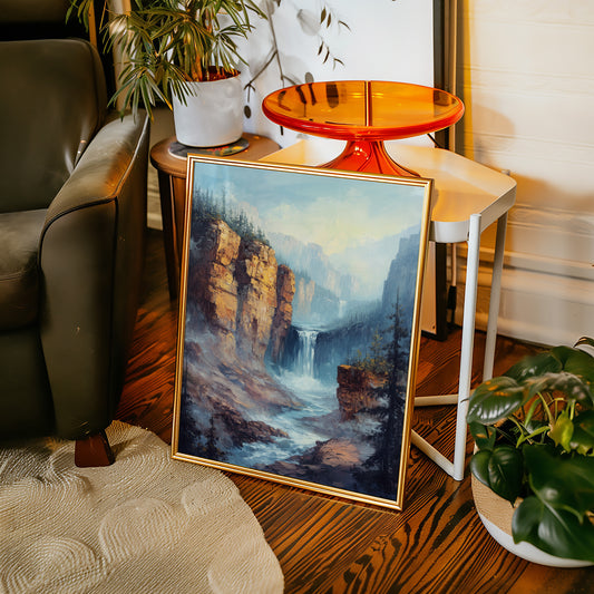 Gallery image 11 for Echo Falls – Misty Canyon Waterfall Landscape