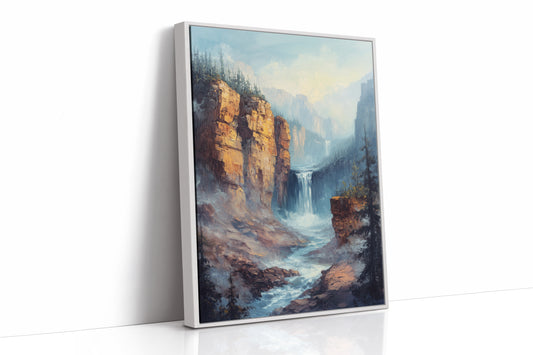 White Framed Canvas image 1