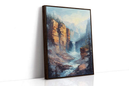 Brown Framed Canvas image 1