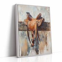 White Framed Canvas image 1
