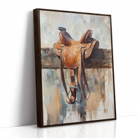 Brown Framed Canvas image 1