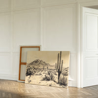 Gallery image 10 for Sonoran Stillness – Vintage Desert Landscape Illustration