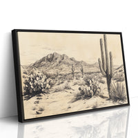 Black Framed Canvas image 1