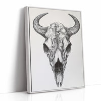 White Framed Canvas image 1