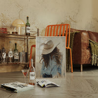 Gallery image 6 for Cowgirl in Blue – Soft Western Elegance Canvas Print