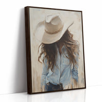 Brown Framed Canvas image 1
