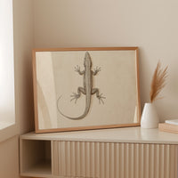 Gallery image 4 for Desert Dweller – Vintage Lizard Scientific Illustration Print
