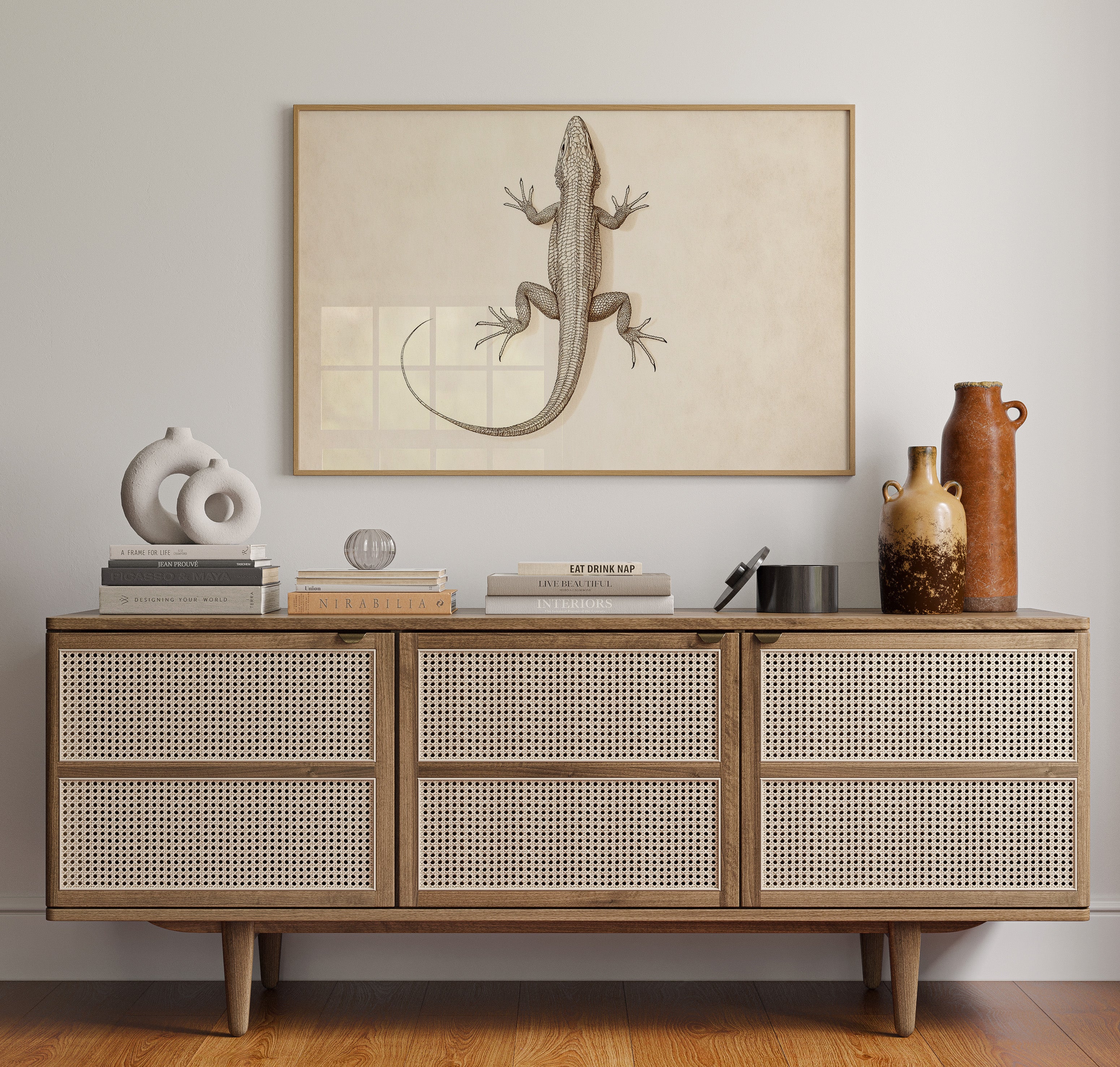 Gallery image 6 for Desert Dweller – Vintage Lizard Scientific Illustration Print
