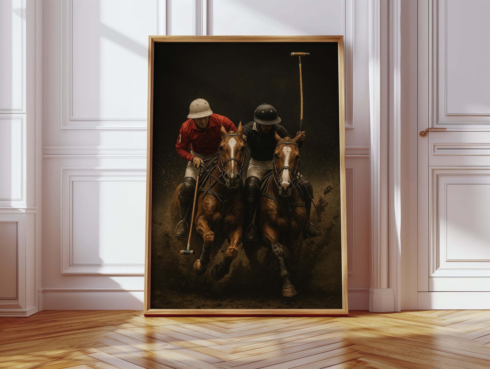 Gallery image 2 for Grit & Grace – High-Speed Polo Match Wall Art