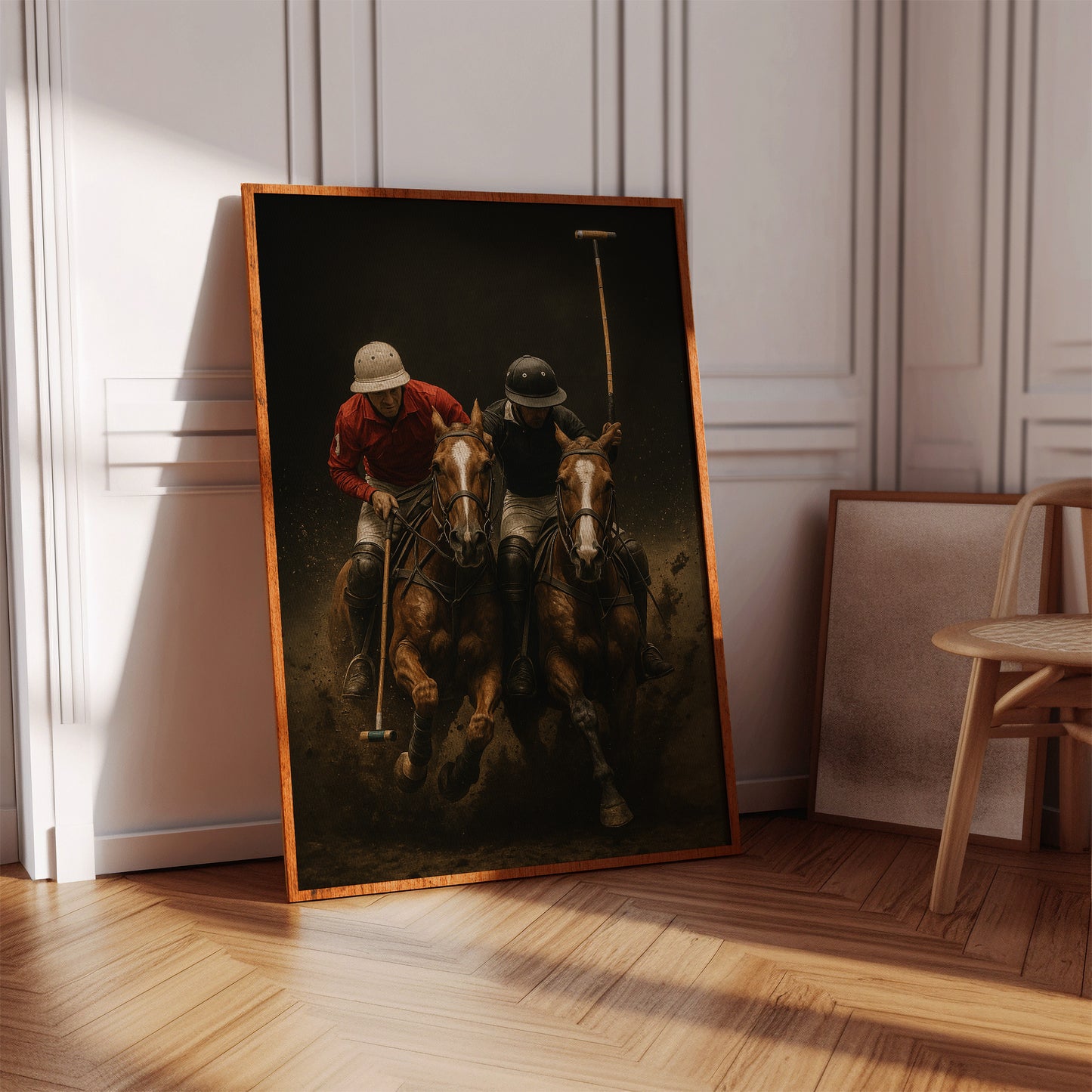 Gallery image 4 for Grit & Grace – High-Speed Polo Match Wall Art