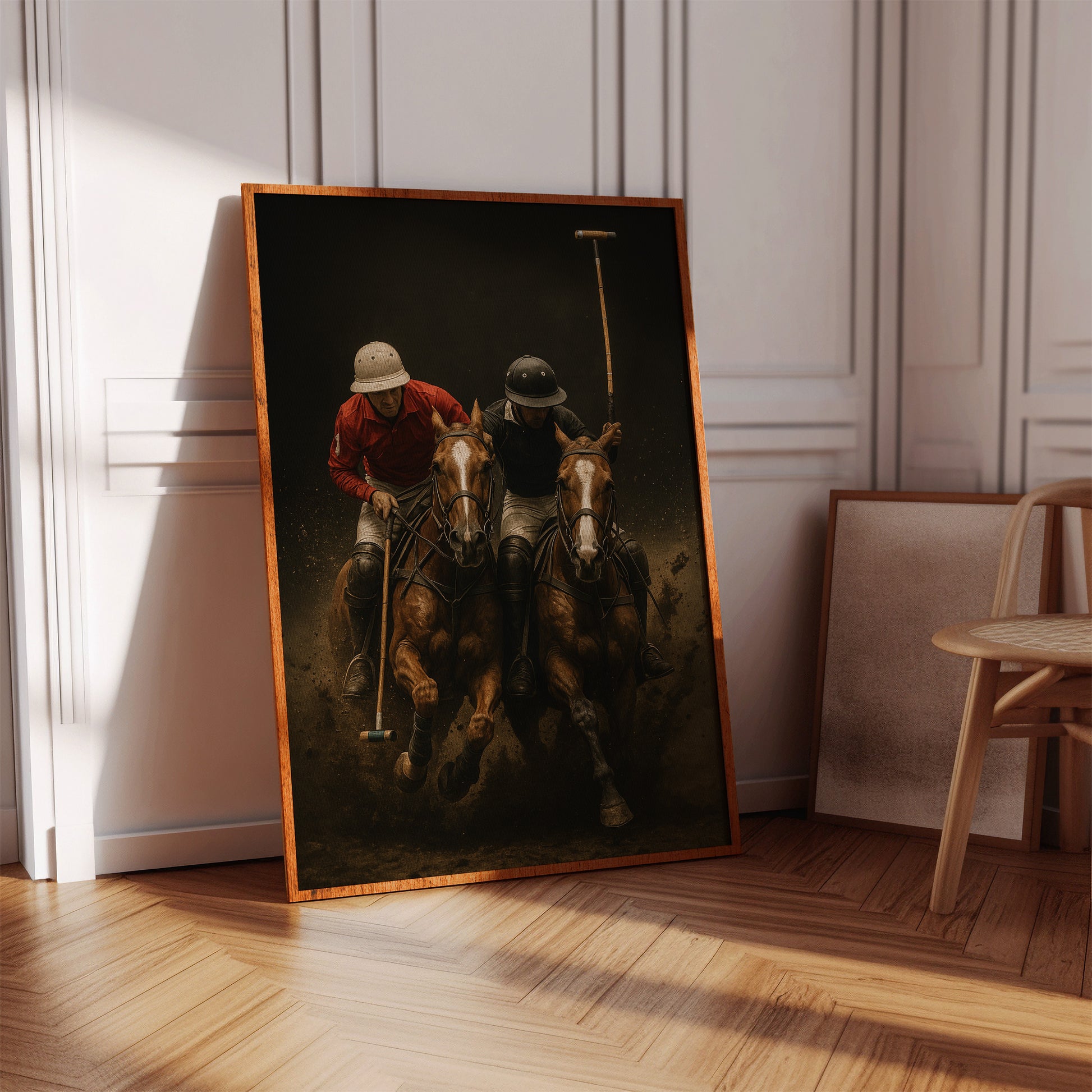 Gallery image 4 for Grit & Grace – High-Speed Polo Match Wall Art