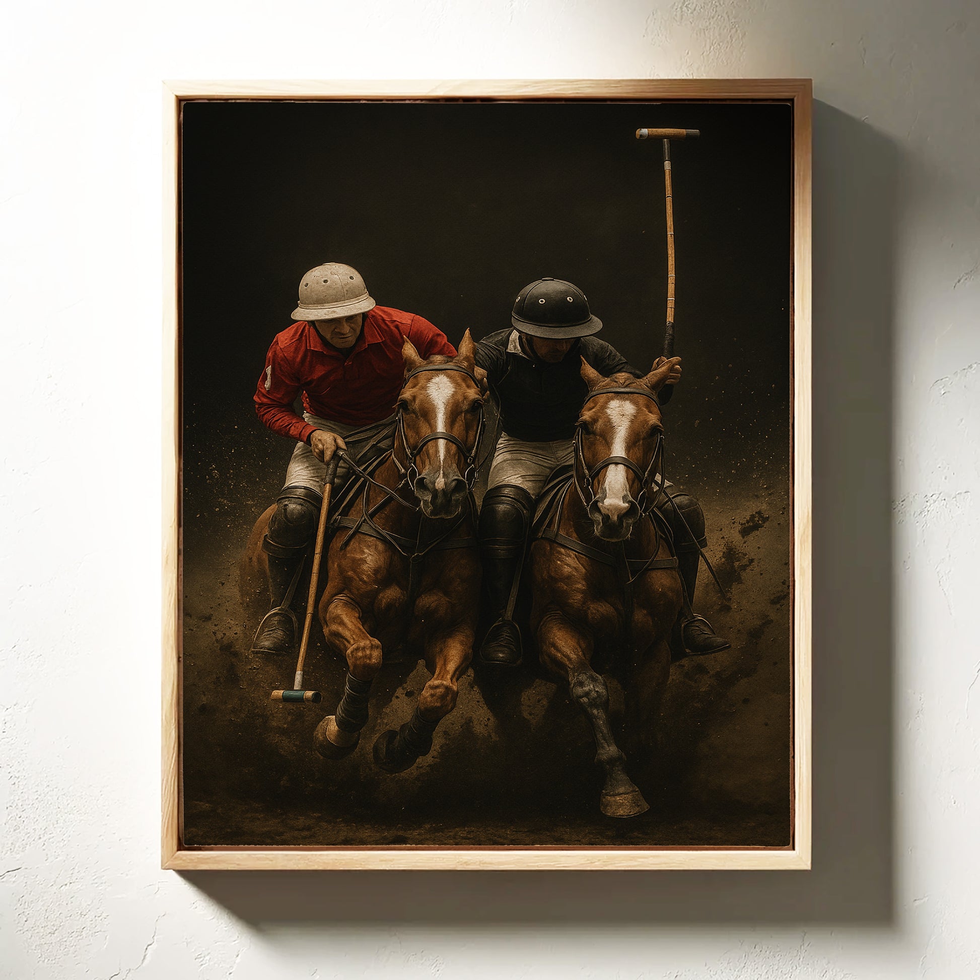 Gallery image 5 for Grit & Grace – High-Speed Polo Match Wall Art
