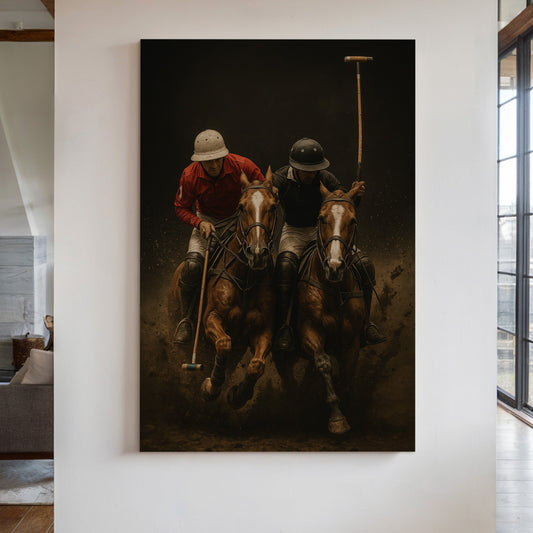 Gallery image 8 for Grit & Grace – High-Speed Polo Match Wall Art