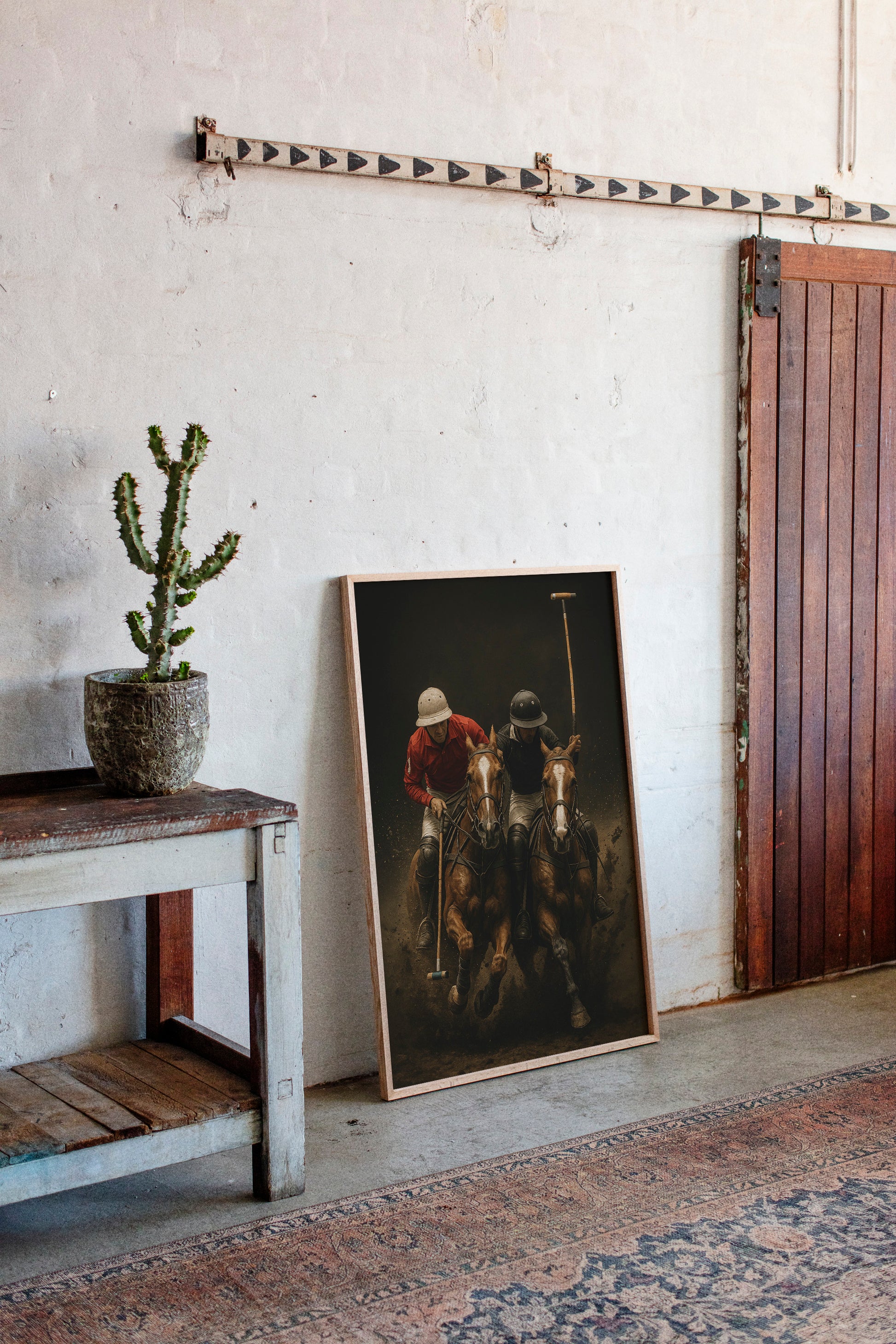 Gallery image 9 for Grit & Grace – High-Speed Polo Match Wall Art