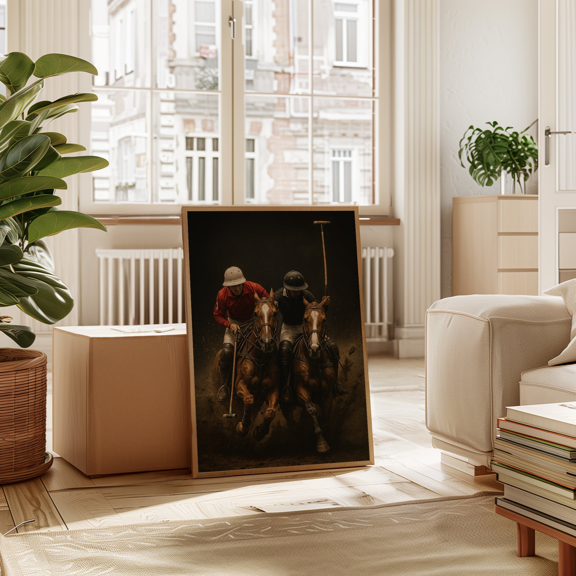 Gallery image 10 for Grit & Grace – High-Speed Polo Match Wall Art